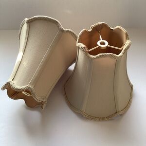 Gold lampshades Set of Two 4”x7”x4”